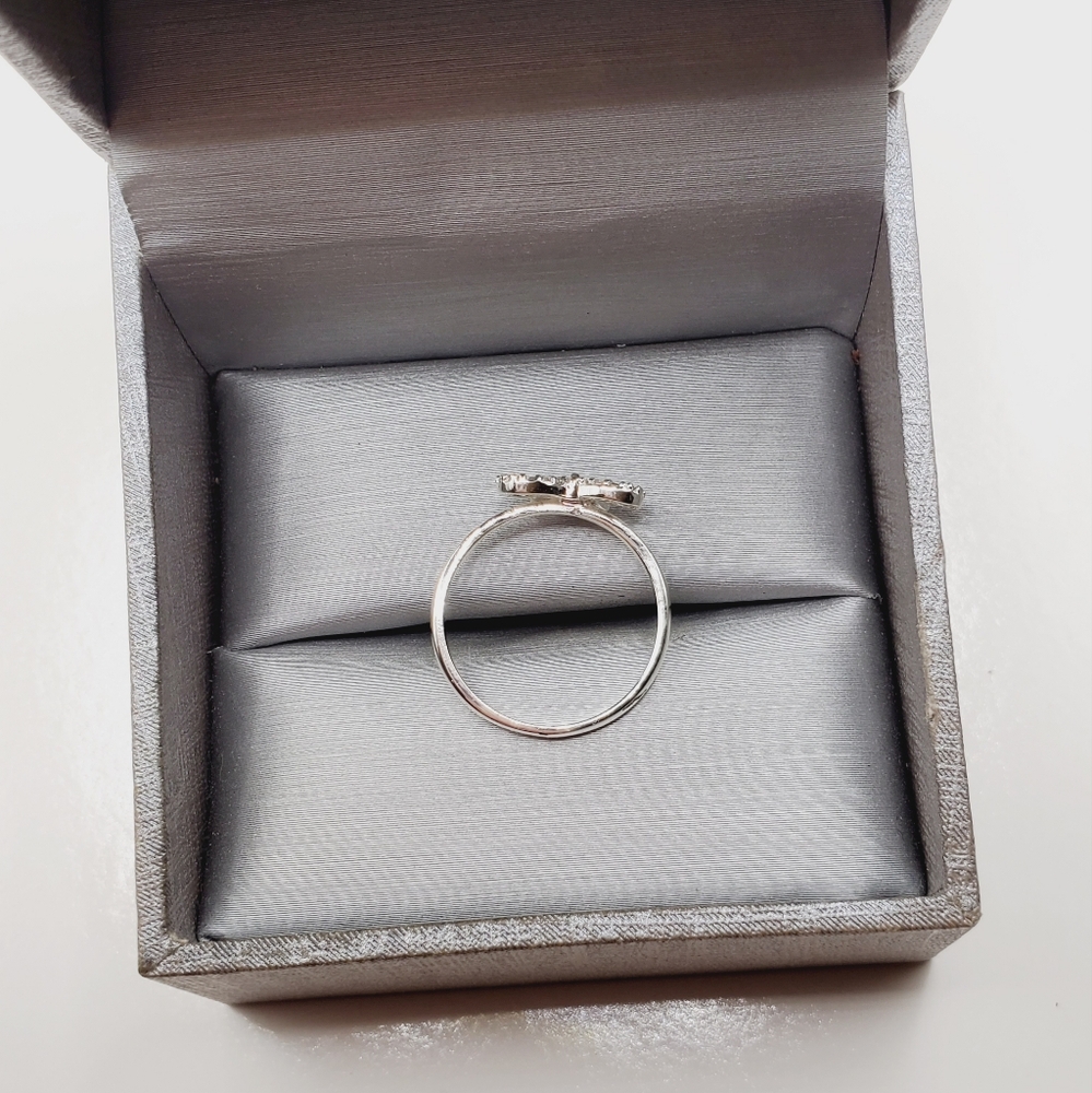 Silver Bow Ring - image 2